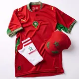 Pack أسود الأطلس. قميص المنتخب المغربي توني 2026, مع قبعة و جوارب